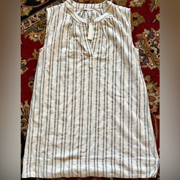 NWT Z Supply Women’s Minna Mini Dress Sea Salt Stripe Size Small - Picture 2 of 8